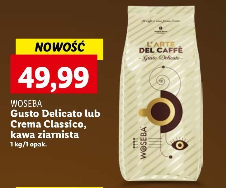 Kawa Woseba gusto delicato promocja