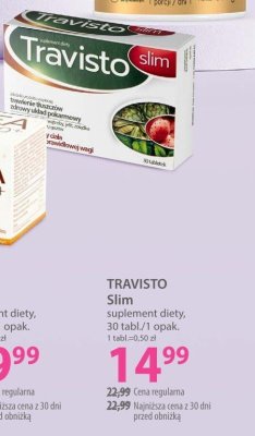 Suplement diety TRAVISTO Slim promocja w Hebe