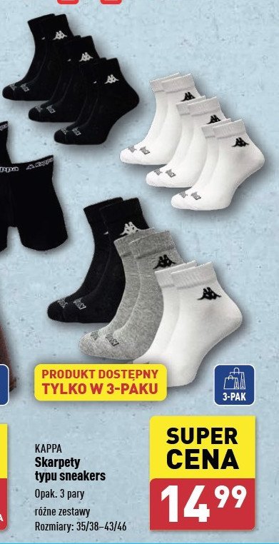 Skarpety sportowe Kappa promocja