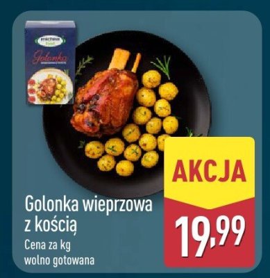 Golonka wieprzowa z kością wołno gotowana promocja w Aldi