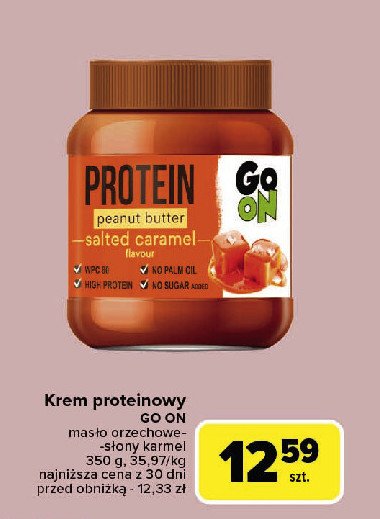 Masło orzechowe słony karmel Sante go on! protein promocja