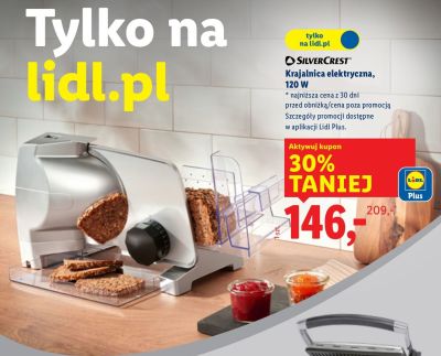 SilverCrest Krajalnica elektryczna 120 W promocja w Lidl