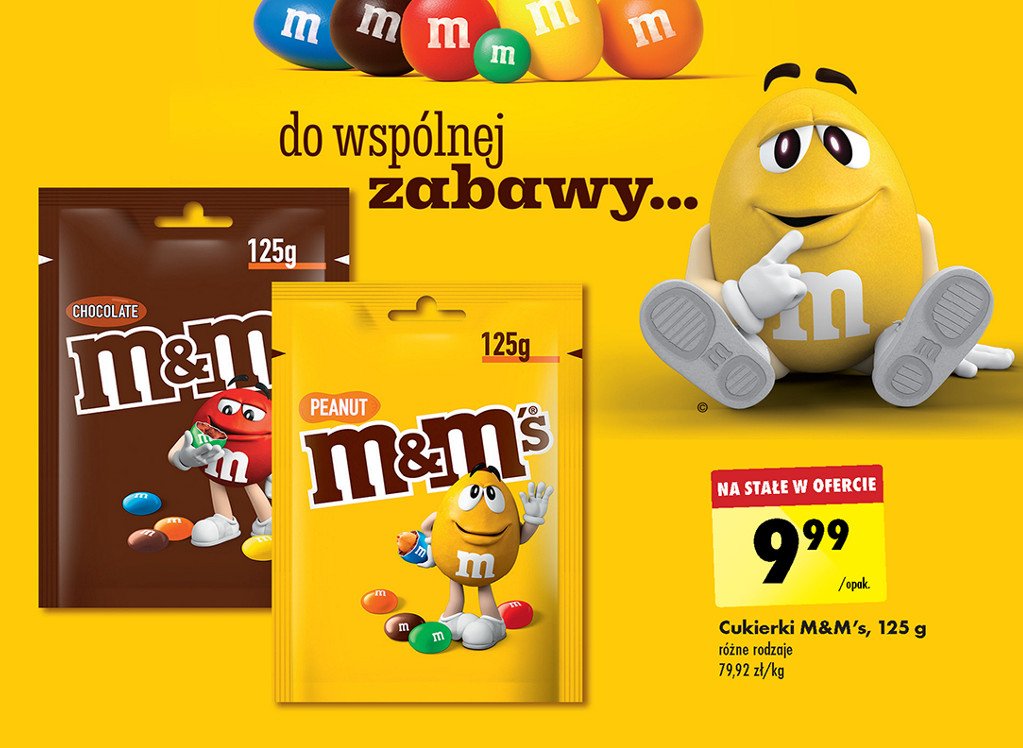 Draże czekoladowe M&m's promocja