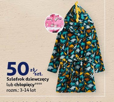 Szlafrok chłopięcy Auchan inextenso promocja