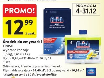 Środek do zmywarki Finish wybrane rodzaje 1,5 kg promocja w Intermarche