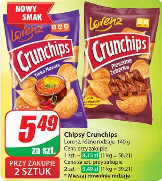 Chipsy tikka masala Crunchips promocja