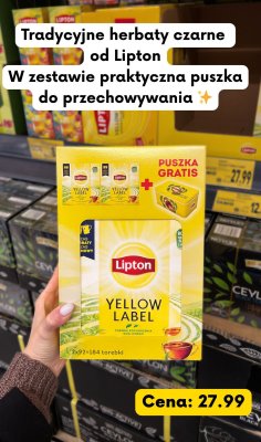 Herbata czarna Yellow Label promocja w Kaufland