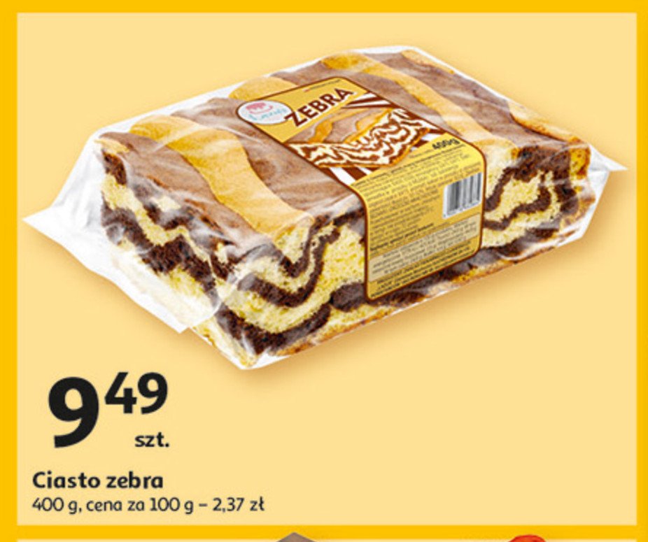 Ciasto zebra promocja w Auchan