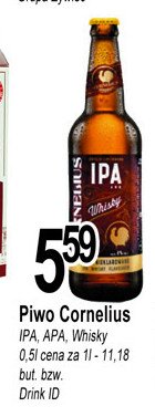 Piwo Cornelius ipa promocja
