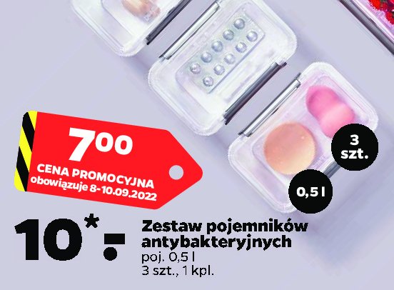 Pojemniki antybakteryjne promocja