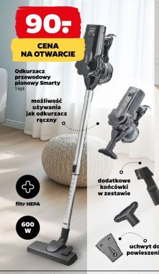 Odkurzacz przewodowy pionowy Smarty promocja w Netto