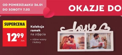 Kolekcja ramek na zdjęcia różne wzory i kolory promocja w Biedronka