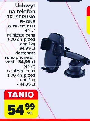 Uchwyt na telefon runo vent Trust promocja