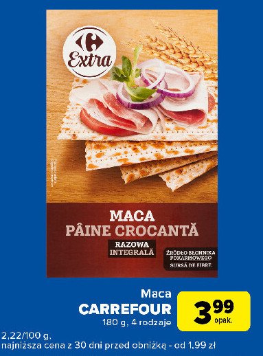 Maca razowa Carrefour promocja