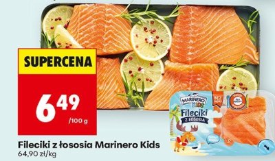 Fileciki z łososia Kids promocja w Biedronka