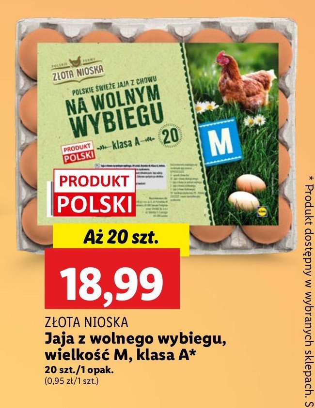 Jaja kl. a Złota nioska promocja