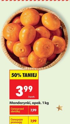 Mandarynki promocja w Biedronka