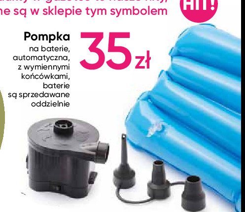 Pompka do materaca na baterie promocja