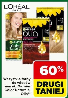 Farby do włosów wszystkie farby do włosów marek: Garnier Color Naturals, Olia promocja w Carrefour Market