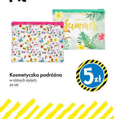 Kosmetyczka podróżna  promocja w Tedi