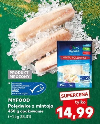 Polędwica z mintaja promocja w Kaufland