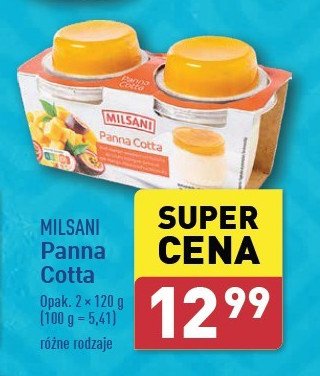 Deser panna cotta z mango i marakują Milsani promocja