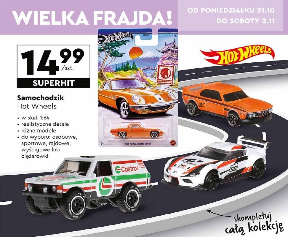 Samochodzik Hot wheels promocja