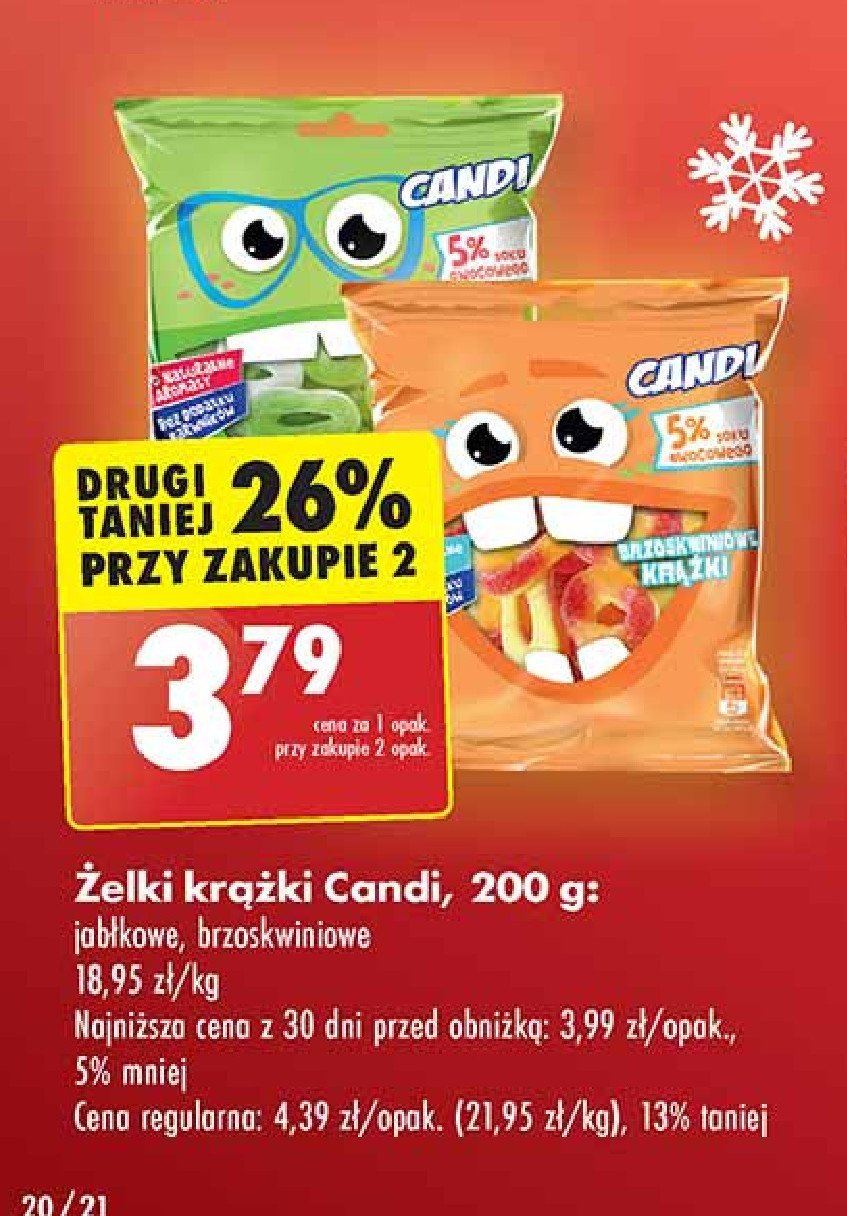 Żelki jabłkowe Candi promocja