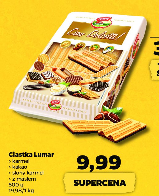 Ciastka słony karmel Lumar promocja
