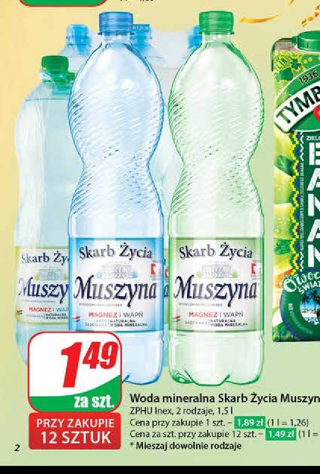 Woda gazowana Muszyna promocja