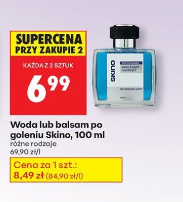 Woda lub balsam po goleniu Skino 100 ml różne rodzaje promocja w Biedronka