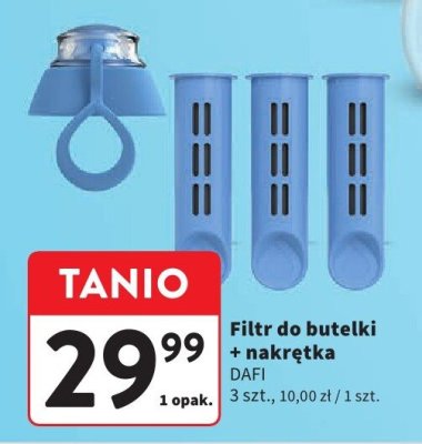 Filtr do butelki + nakrętka DAFI promocja w Intermarche