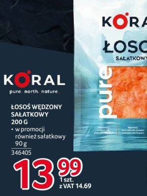Łosoś wędzony sałatkowy Koral (graal) promocja w Selgros