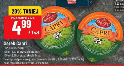 Serek Capri OSM Sierpc promocja w POLOmarket