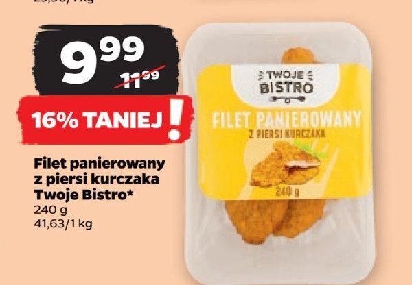 Filet panierowany z piersi kurczaka TWOJE BISTRO promocja