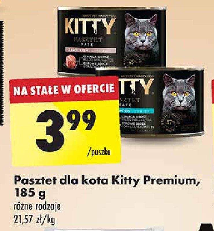 Karma dla kota z tuńczykiem Kitty excellence promocja