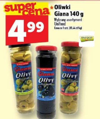 Oliwki Giana 140 g Unilever promocja w TOPAZ