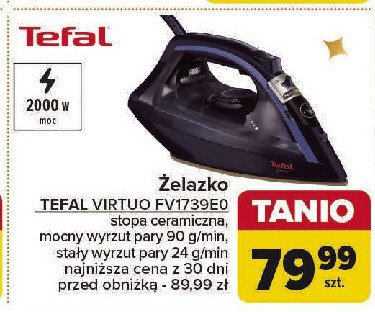 Żelazko fv1739e0 Tefal promocja w Carrefour