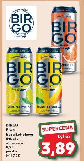 Piwo Birgo mango- limetka promocja