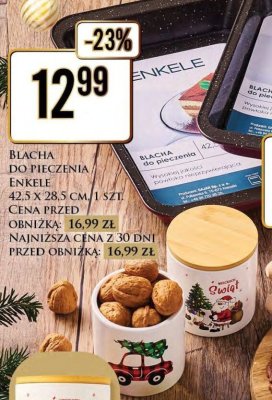 Pojemnik ceramiczny z bambusową pokrywką poj. 0.55 l promocja w Dino