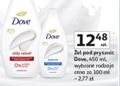 Żel pod prysznic Dove promocja w Auchan