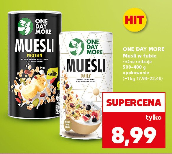 Musli protein One day more promocja w Kaufland