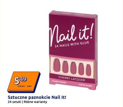 Sztuczne paznokcie  promocja w Action
