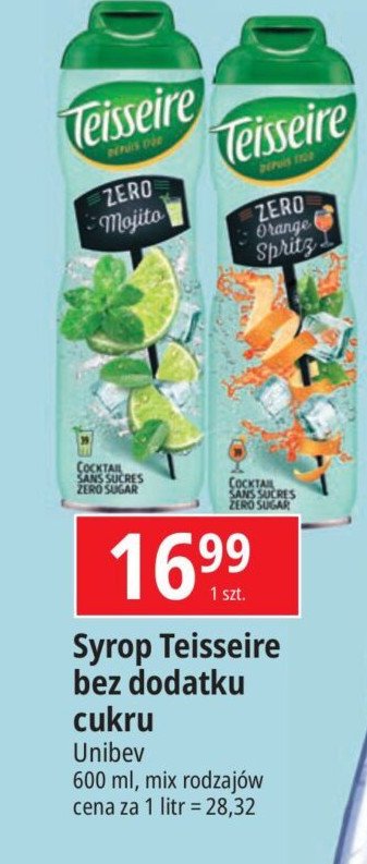 Syrop mojito TEISSEIRE promocja