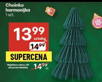 Choinka harmonijka promocja w Delikatesy Centrum