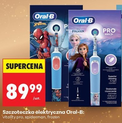 Szczoteczka elektryczna Oral-B: frozen promocja w Biedronka