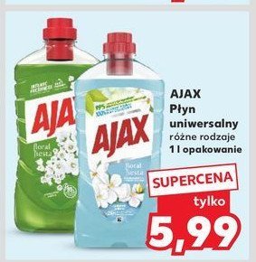 Płyn do mycia jaśmin Ajax floral fiesta Ajax . promocja