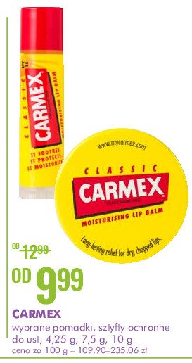 Pomadki ochronne Carmex promocja
