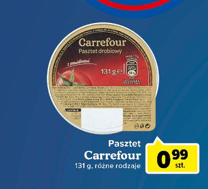 Pasztet drobiowy Carrefour promocje