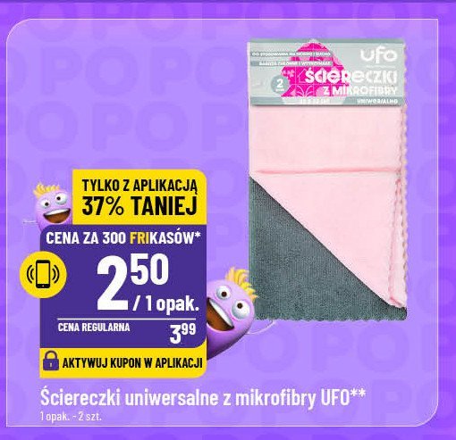 Ściereczki z mikrofibry Ufo promocja